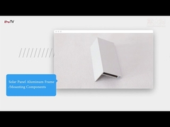 Anodizzato 6063 Profili di alluminio estrusso per l'industria Copertura elettrica