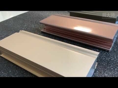 6061 Polvere di profilo di estrusione in alluminio verniciata / anodizzata per ascensore