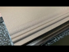 6063 T5 Profili di vetro in alluminio verniciato in polvere per vetro scorrevole