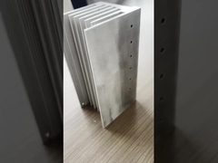 Profili di estrusione per radiatori anodizzati neri in alluminio 6060 T66