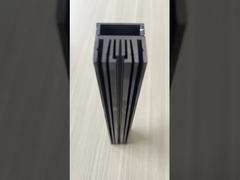 Pala ventola industriale verniciata a polvere argentata / Profilo di estrusione in alluminio per pala di raffreddamento