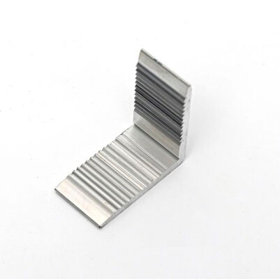 Anodized 6063 Alloy Solar Mounting Rail Aluminum Extrusion Profile with Customizable Dimensions