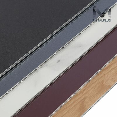 Fireproof Light Weight Aluminum Core Composite Panel ACP Customized for Wall Cladding