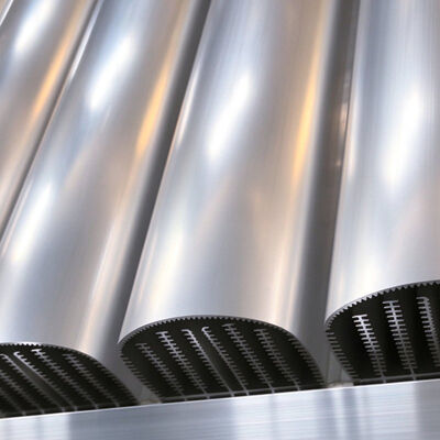 6063 Powder Painted Custom Aluminum Heater Housing Extrusion Profile for Industrial Heating Modules