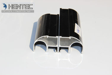 6063 6060 forme di alluminio di Customerized di colore del nero di profilo delle estrusioni della porta