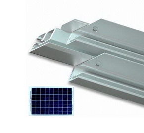 Bronzo di alluminio anodizzato argenteo 35*35mm del raso della radura della struttura di pannello solare