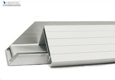 Nero/argenteo anodizzato 6063 strutture di pannello solare dell'alluminio/profili laminati solari dei pannelli