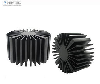 Profili di alluminio dell'estrusione del dissipatore di calore di carattere di T4 T5 T6 con il nero anodizzato