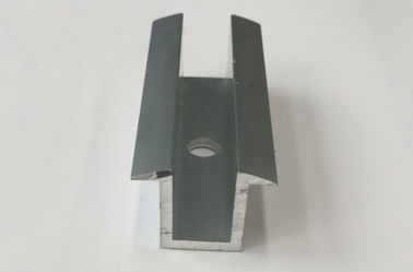 Il mulino finito/ha anodizzato morsetto solare dei sistemi PV del montaggio del tetto 6063-T5/6060-T5 il metà di