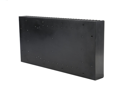 Profili di alluminio industriale anodizzato nero brillante per dissipatori di calore estrusi 6063-T5