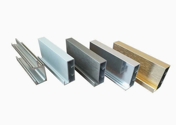 Profili di estrusione di alluminio per anodizzazione industriale luminosa