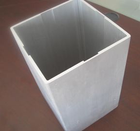 Tubatura rettangolare di alluminio di certificazione del CE anodizzata con polvere ricoperta