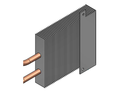 Saldatura di tubi di rame Radiatore di pinna di alluminio Servitori di alluminio Dispositivo di calore