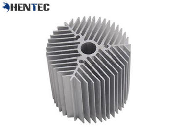 Profili di alluminio anodizzati argentei dell'estrusione del dissipatore di calore del CE per la lampada principale