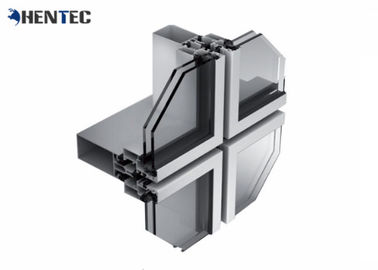 Profilo di alluminio 6063 della parete divisoria della prova di corrosione - T5 ha anodizzato/polvere dipinta