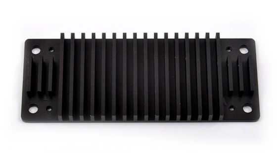 Il nero ha anodizzato 6005 profili dell'estrusione del dissipatore di calore T6