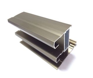 Champagne ha anodizzato i profili di alluminio dell'estrusione con 6063-T5/6060-T5