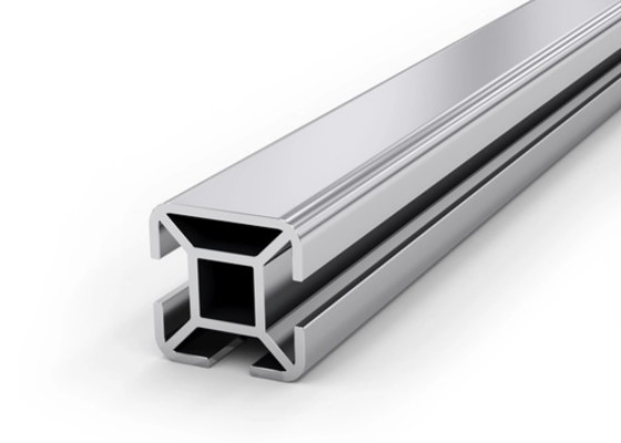 La perforazione tagliando il profilo di alluminio T di industriale scanala T66 elettroforetico