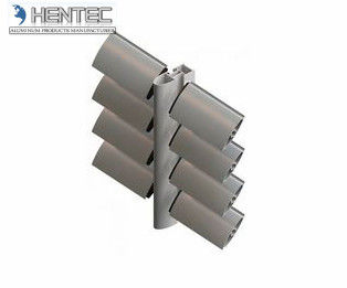Strutture di porta di alluminio industriali anodizzate, ciechi/estrusione Porifle Eluminum dell'otturatore